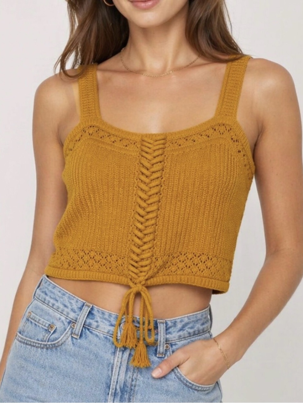 Adorable cottage core knit top